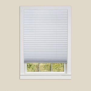 Achim "1-2-3 Shade" Vinyl Room Darkening Temporary Cordless Pleated Shades 36"